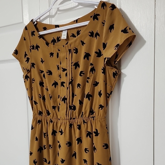 Old Navy Tan Sundress Short Sleeve Crew Neck - Picture 3 of 3